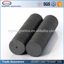 C8 Dia 3/4 &quot;x 3/16&quot; Strong Flat Round Black Ferrite Disque Aimants Disque En céramique Fridge Magnets